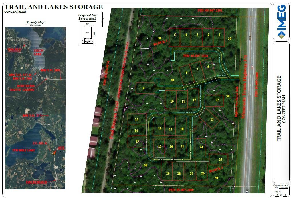 Trail and Lakes Storage Concept Plan