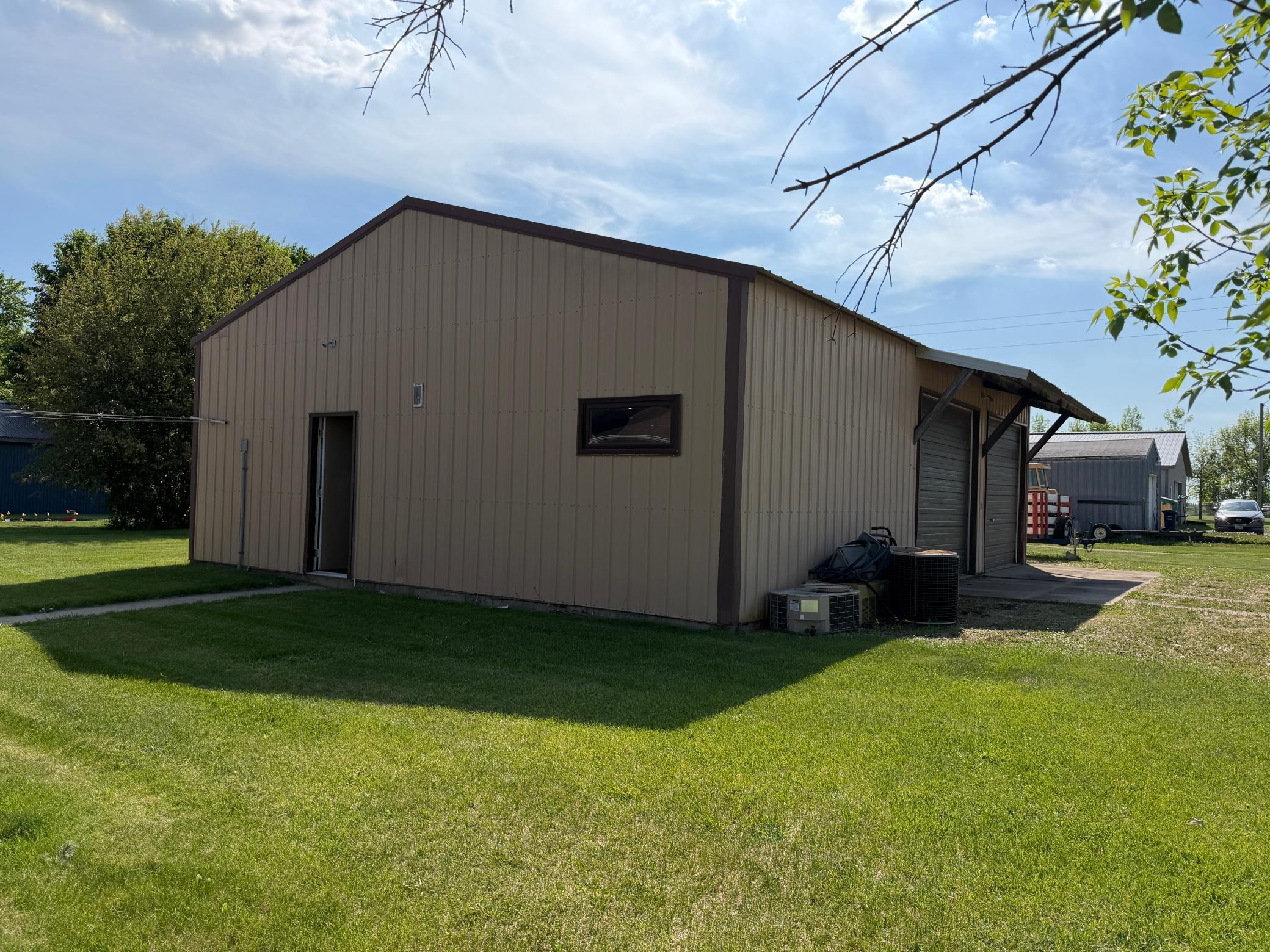Shop behind house