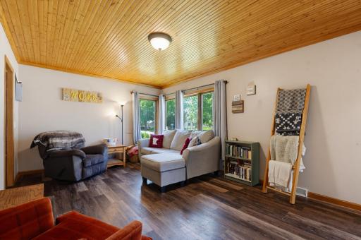 Durable LVP flooring is featured throughout the home.