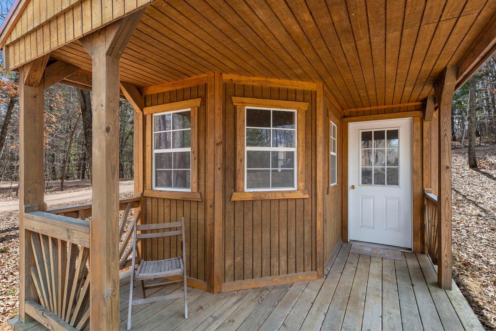 Bunk house porch.