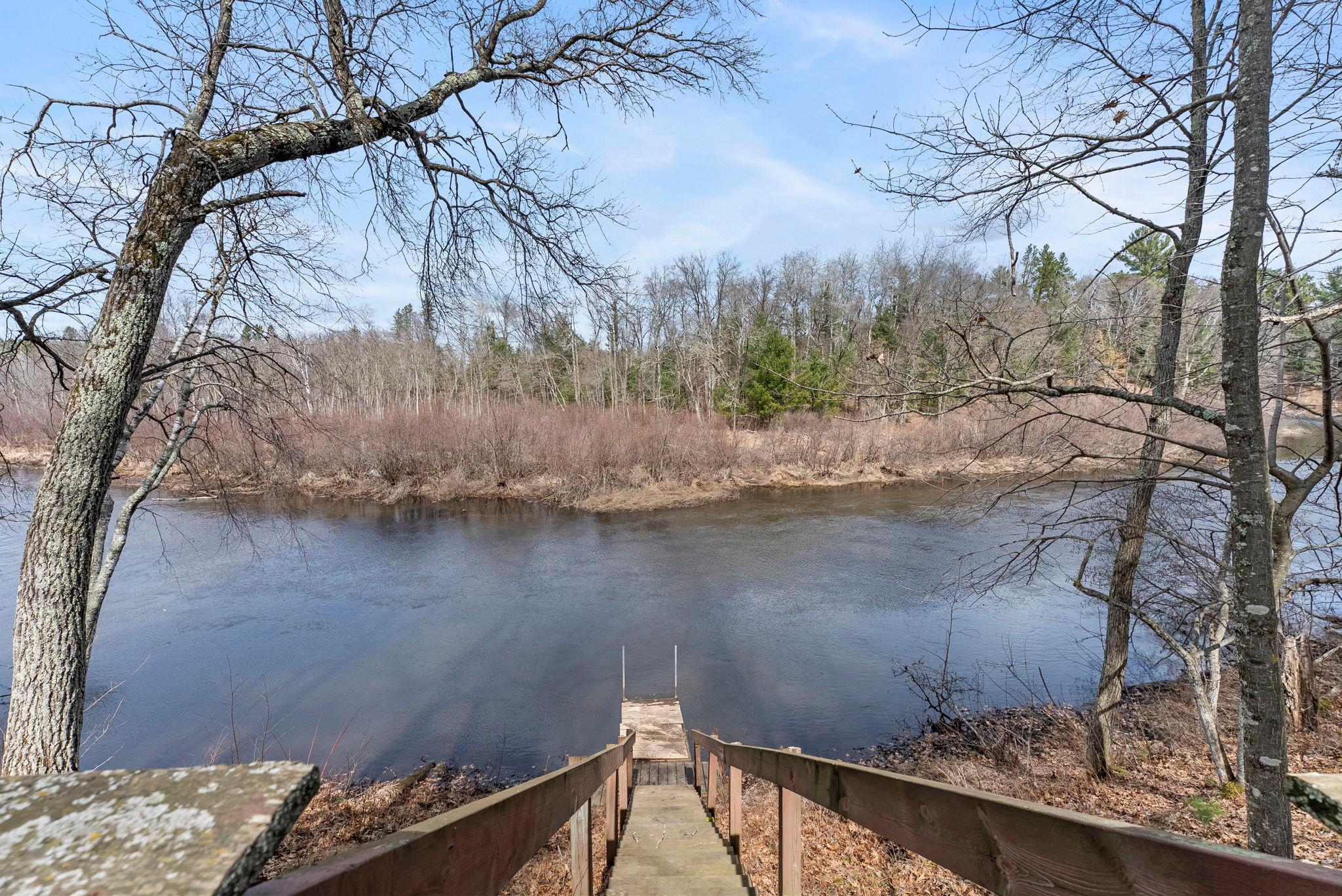 Riverfront property with unobstructed views!