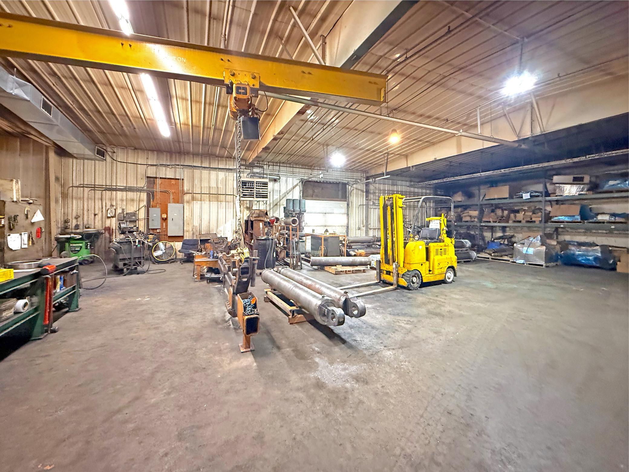 The building includes approximately 600 square feet of office space creating a comfortable area for administrative needs.