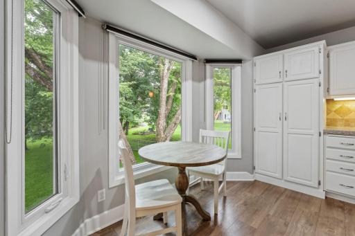 Eat in kitchen + formal dining room for more seating