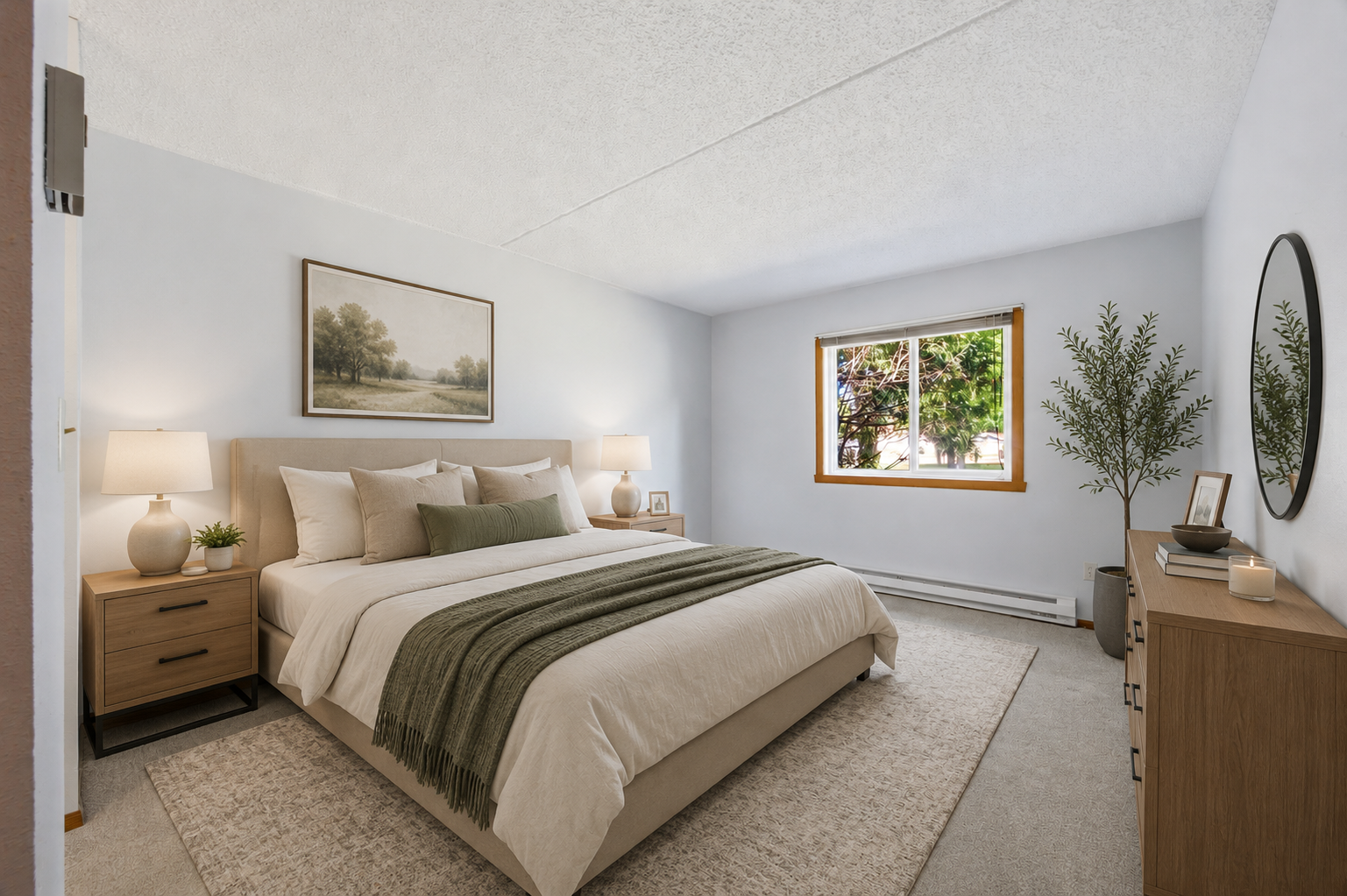 Primary Bedroom (virtually staged)