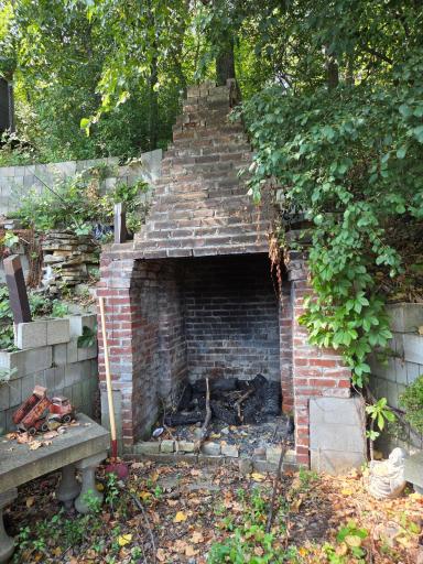 This great brick fireplace is such a terrific place to entertain or relax at the end of the day.
