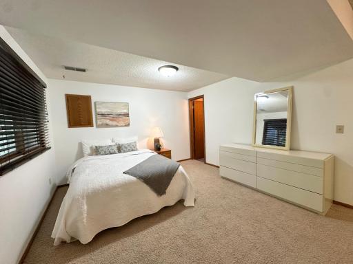 Versatile lower-level room ideal for use as Bedroom #3 or a exercise area