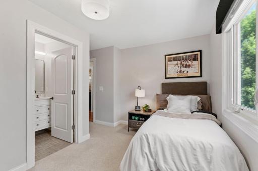Updated 2nd Main Level Bedroom w/ walk-in closet + private 3/4 Bath