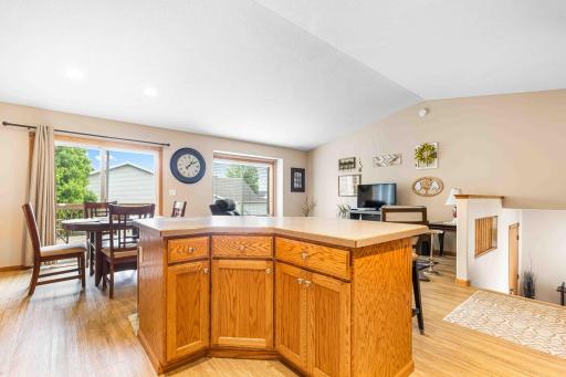 Large kitchen island for plenty of storage