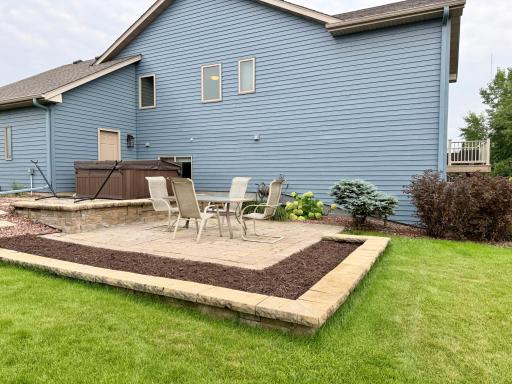 Add your garden space ideas along side the patio