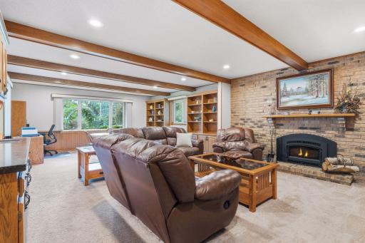 Large great room perfect for entertaining or family nights together
