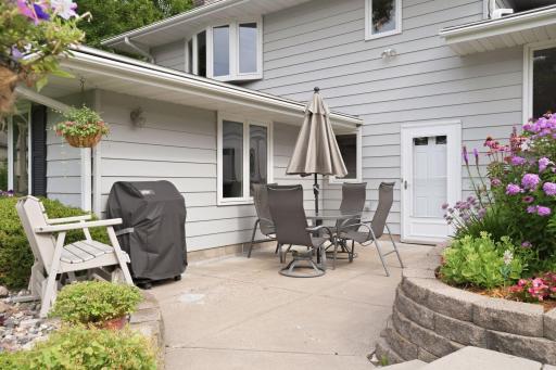 Enjoy the cool MN summer nights on the back patio