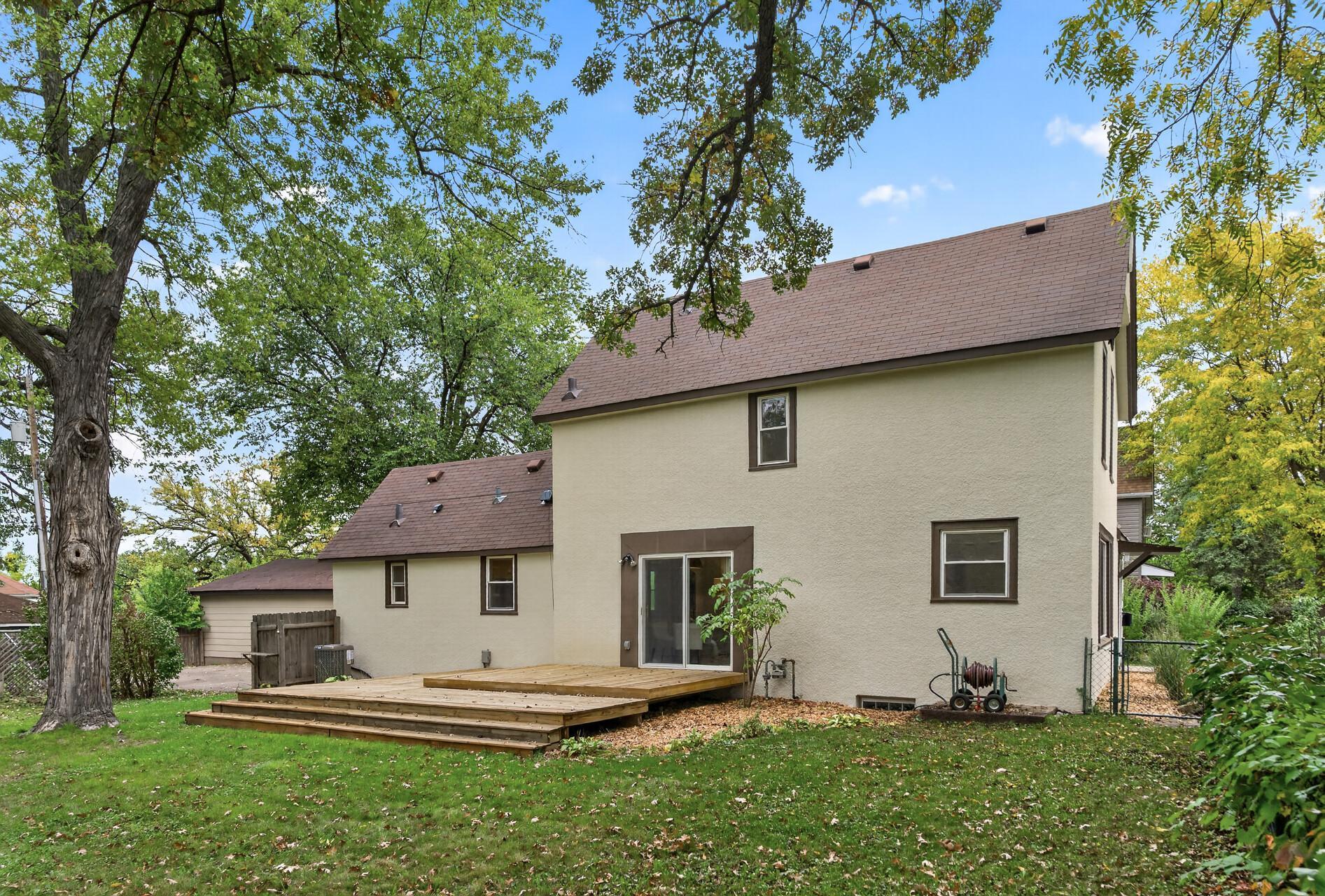 The stucco on the house was just re-touched and re-finished