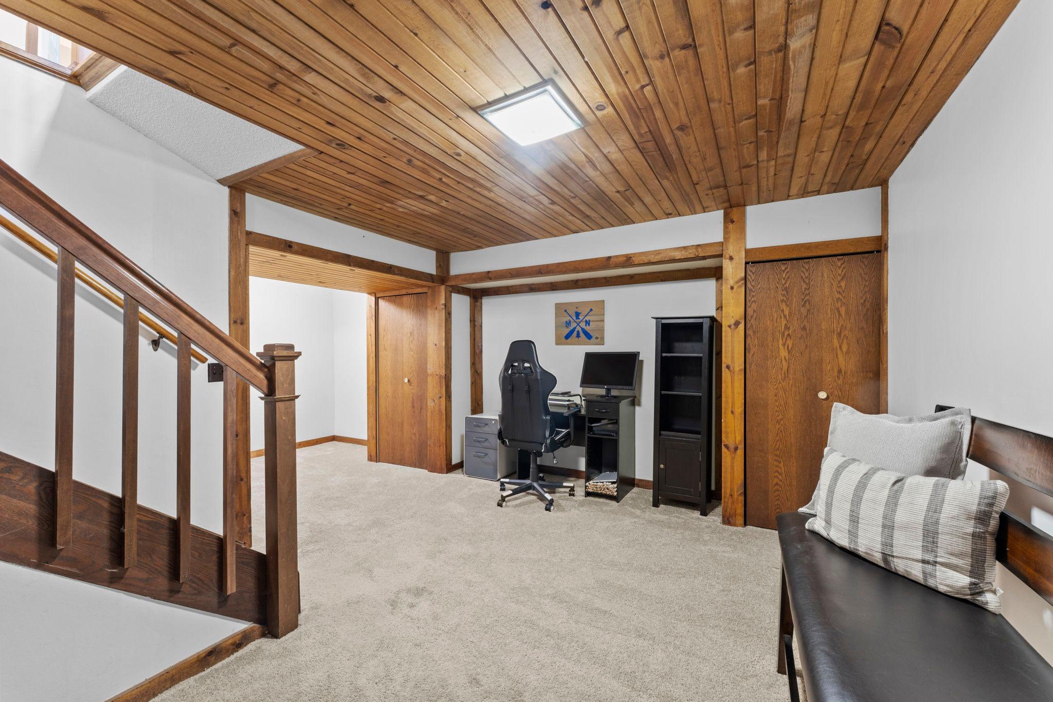 Lower level family room