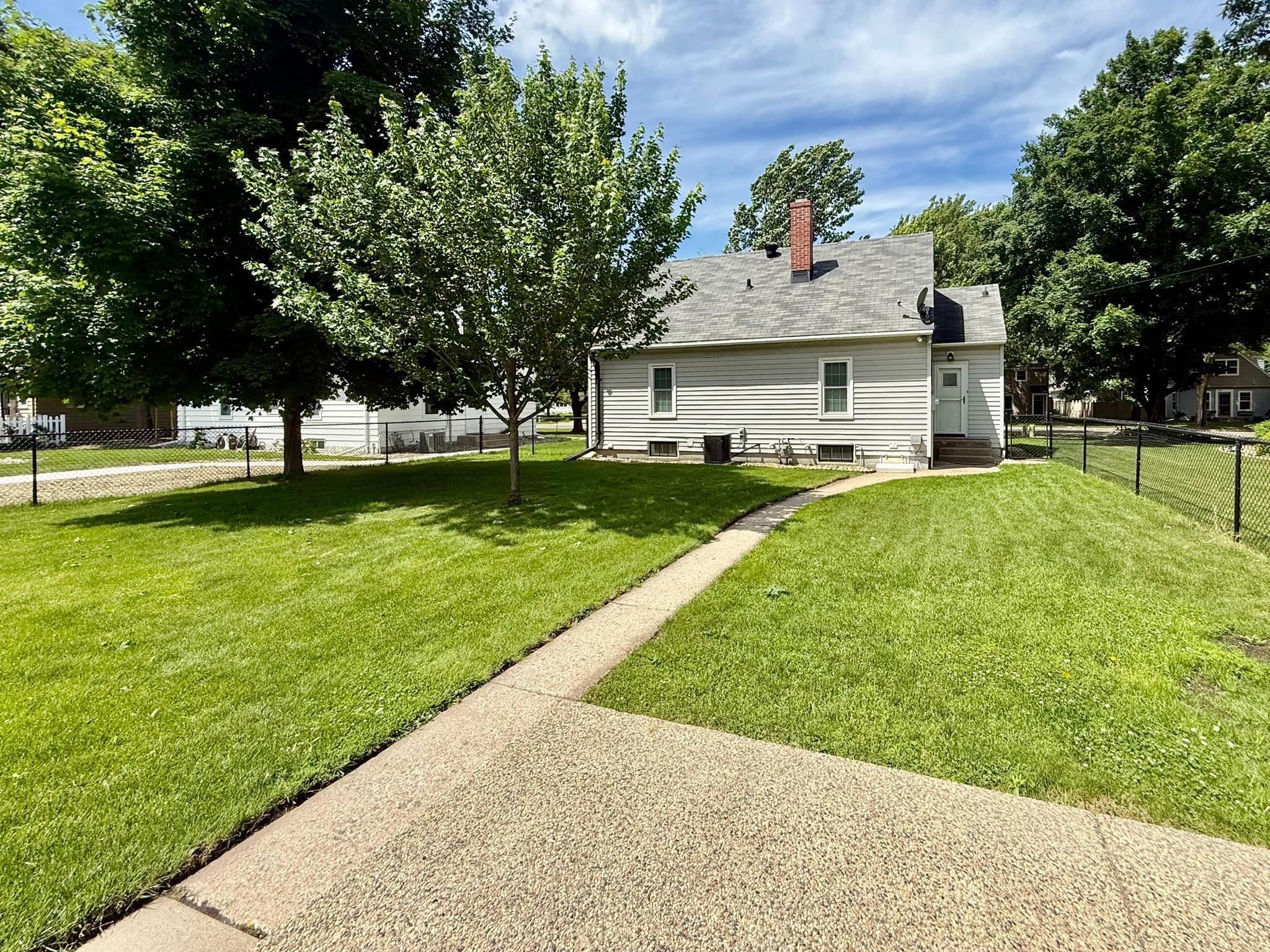 Fenced in yard