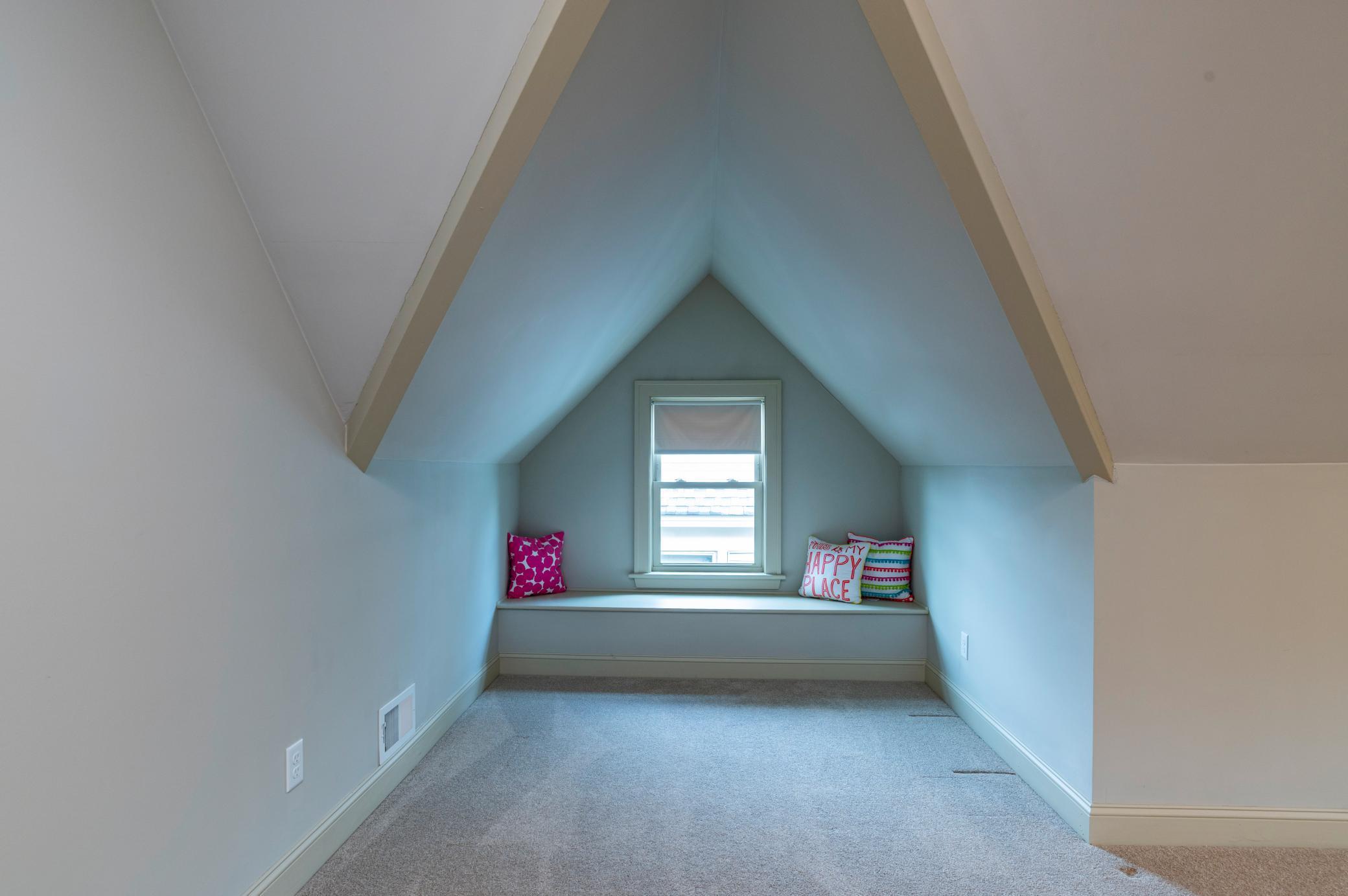 Cozy nooks and window seats add charm throughout the home.