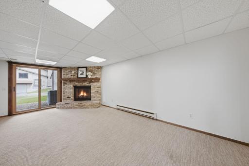 Lower Family Room Fire not Actual