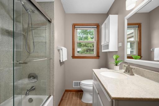 Updated main floor bathroom.
