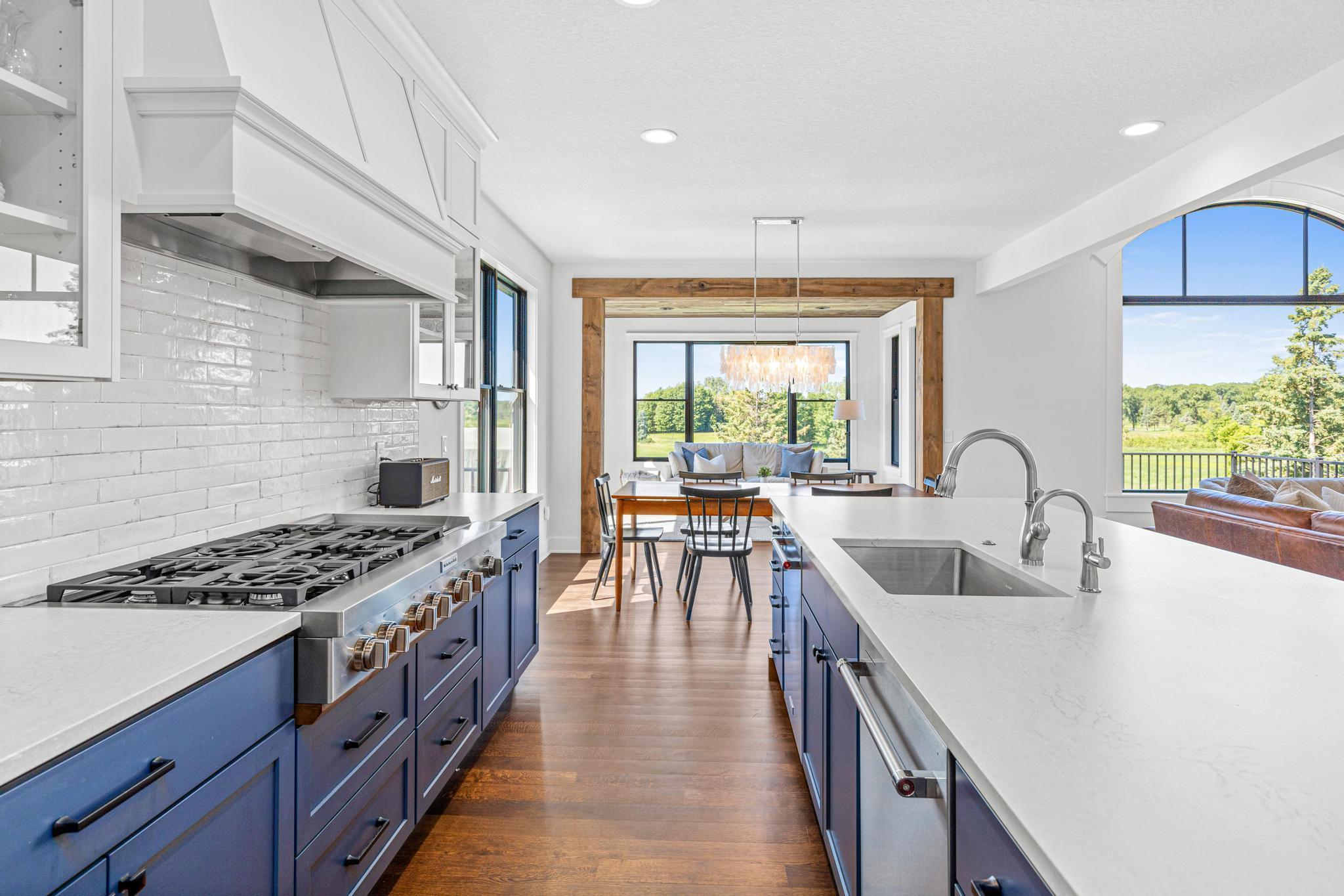 Designed for entertaining and everyday living, the chef's kitchen combines beauty, functionality, and exceptional craftsmanship.