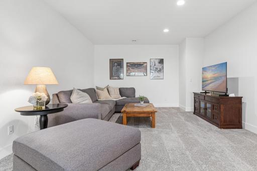 Flexible living spaces allow the home to evolve with your needs. Watch the big game or your favorite movie together.