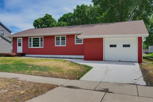 The home features an attached one stall garage.