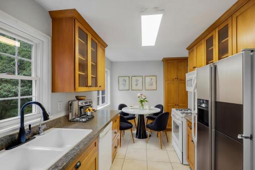 Kitchen looking towards dinette-Virtually Staged
