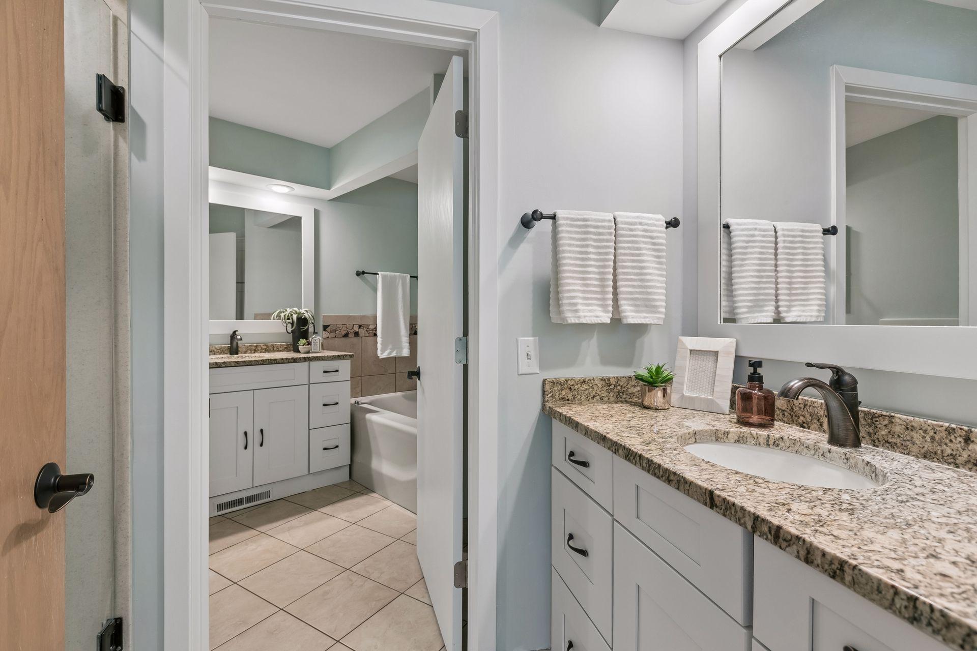 Private full bath completes the primary suite.