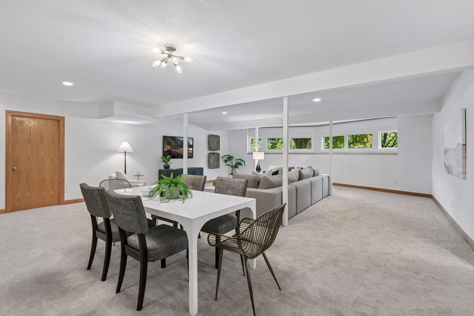 Separated from the main level living space, this space offers so much!