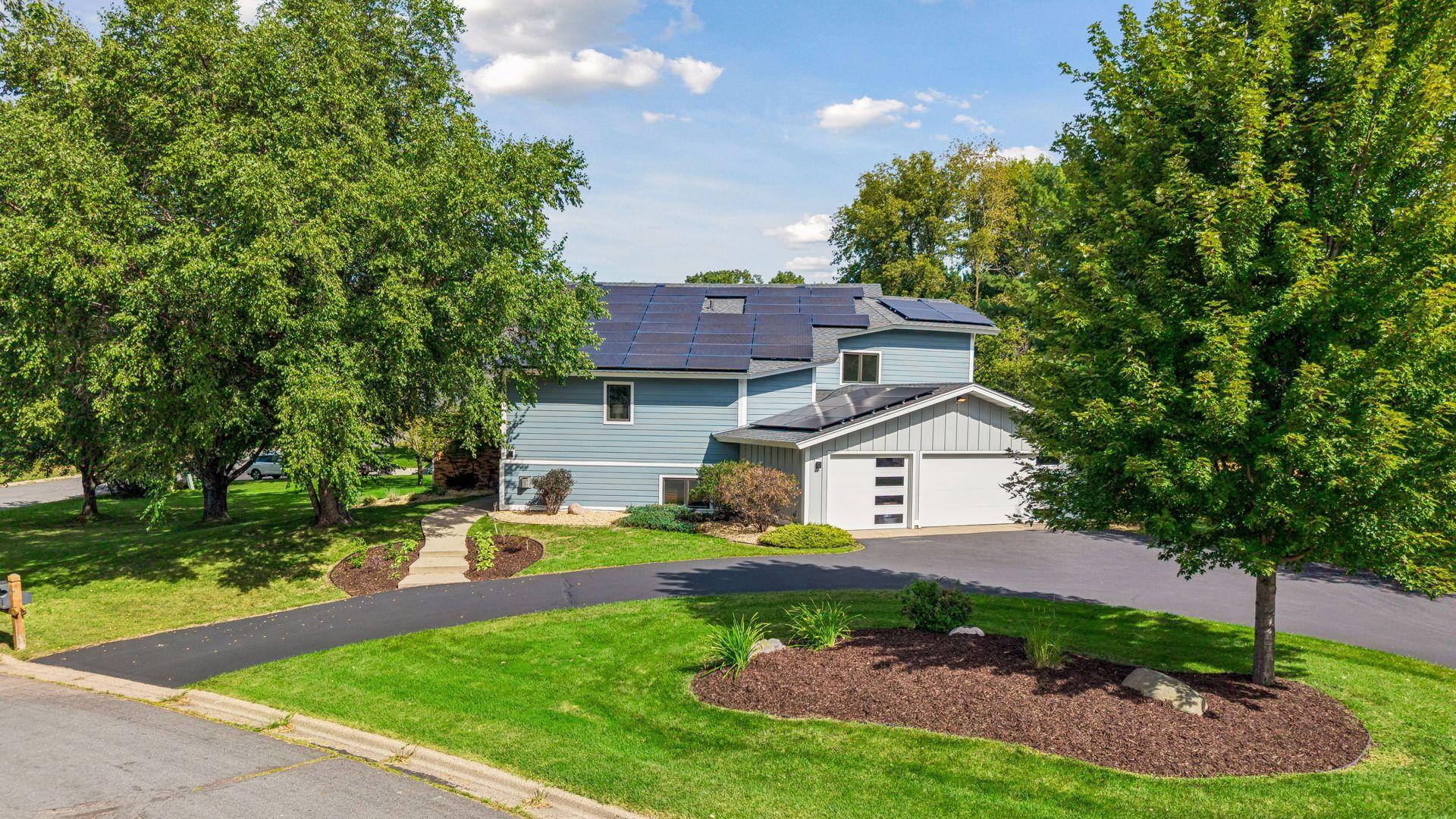 New solar panels for year-round energy savings.