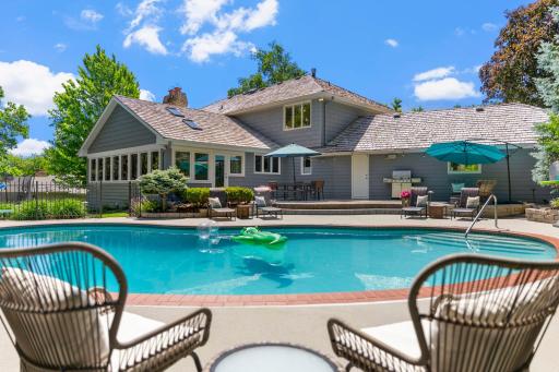 Your own backyard oasis featuring a sparkling in-ground pool, designed for refreshing summer days, relaxing swims, and a clean, resort-inspired focal point right at home.