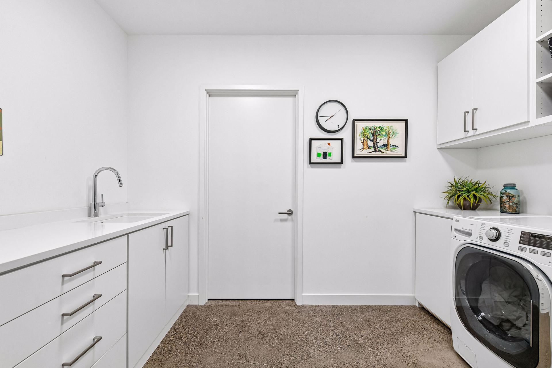 Laundry room with ample storage