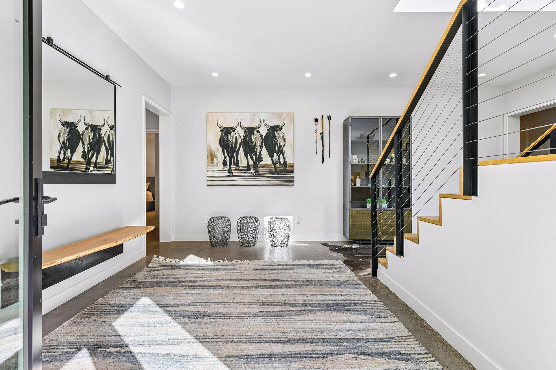 Large welcoming foyer