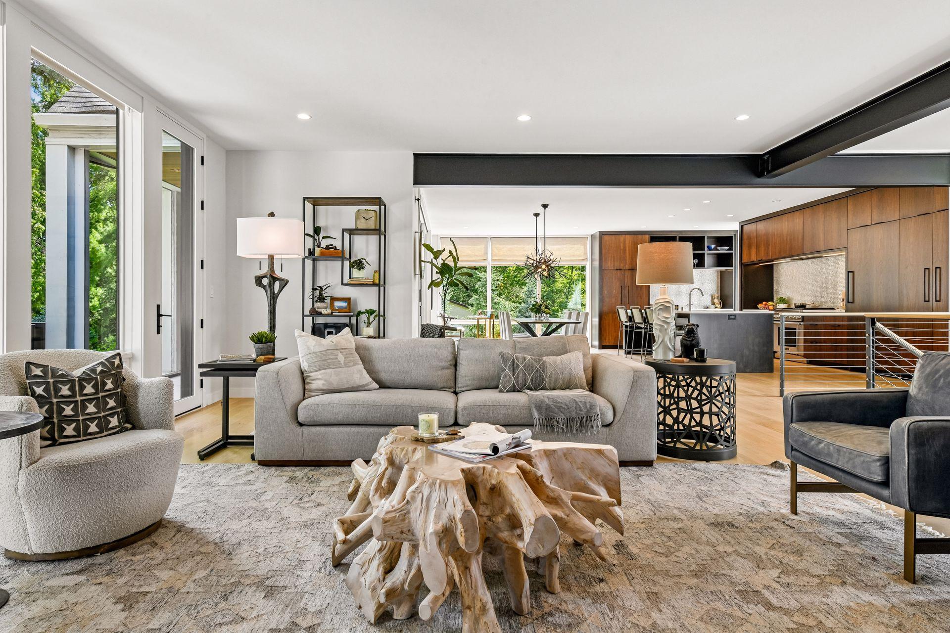 Open floor plan for seamless living spaces