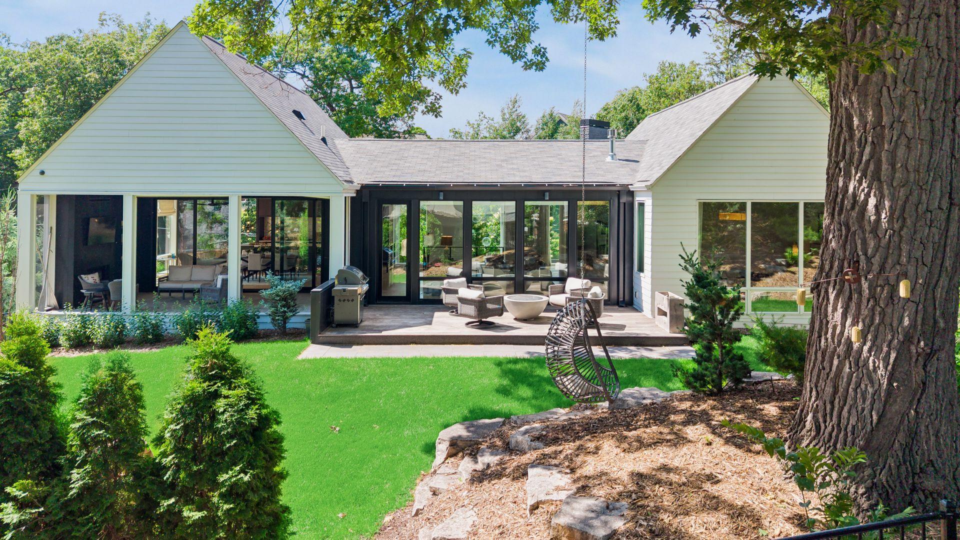 Floor to ceiling Pella windows