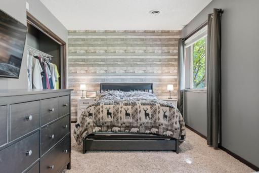 Lower level bedroom.