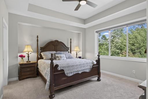 Spacious primary suite with walk-in closet and pass-through laundry.