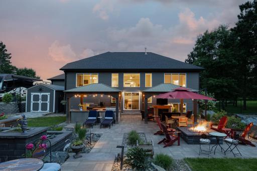Extensive outdoor living areas designed and installed by YardCreations.