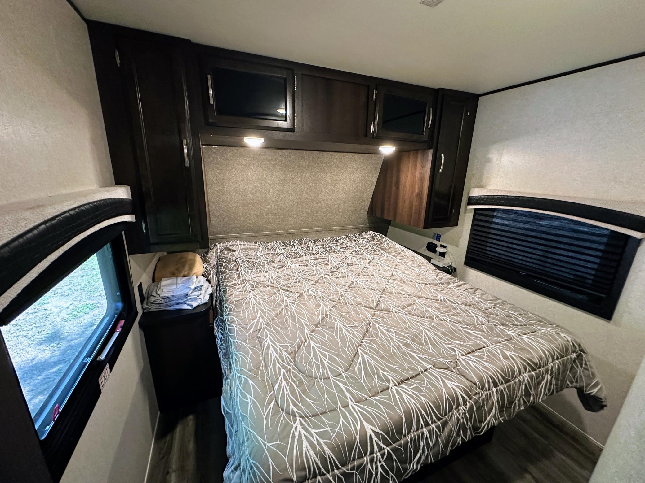 Travel Trailer Primary Bedroom