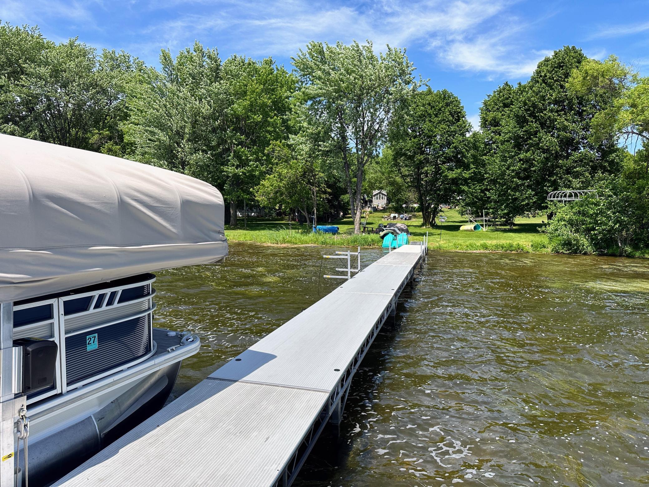 View from end of dock