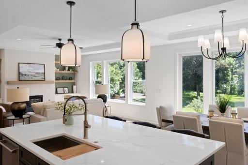 The oversized Andersen Windows flood the main room with natural light and offer views of the backyard.
