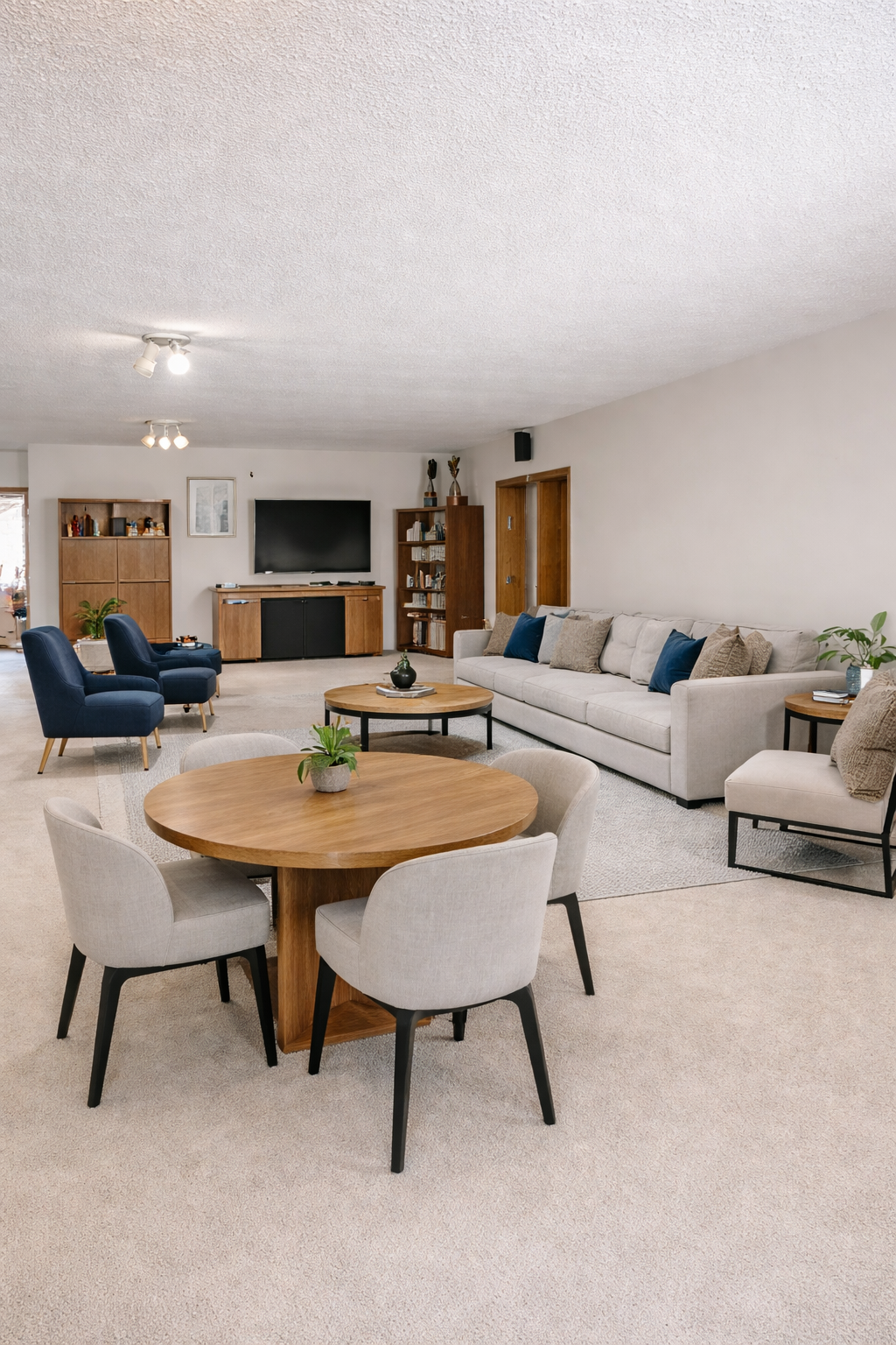 Virtually Remodeled Living Room