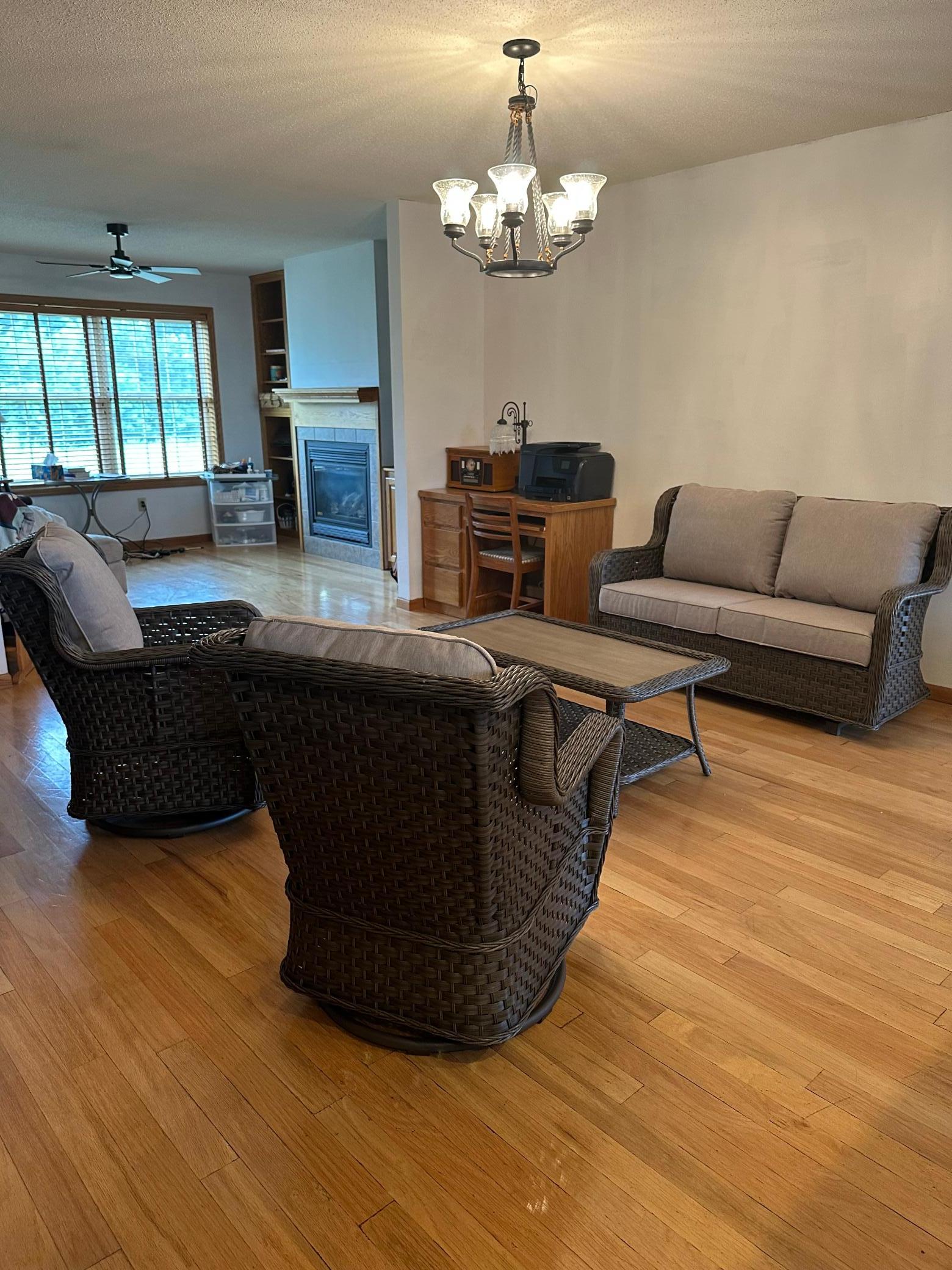 You can use this area as a dining room or sitting area
