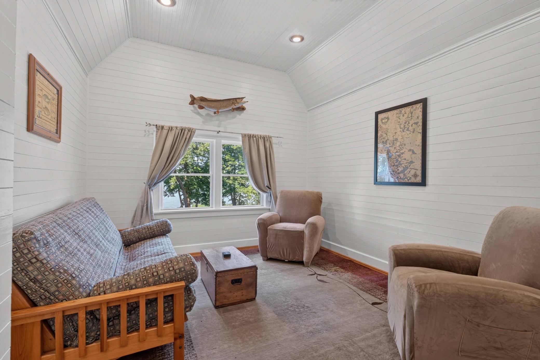 Tall Ceilings in Family Room