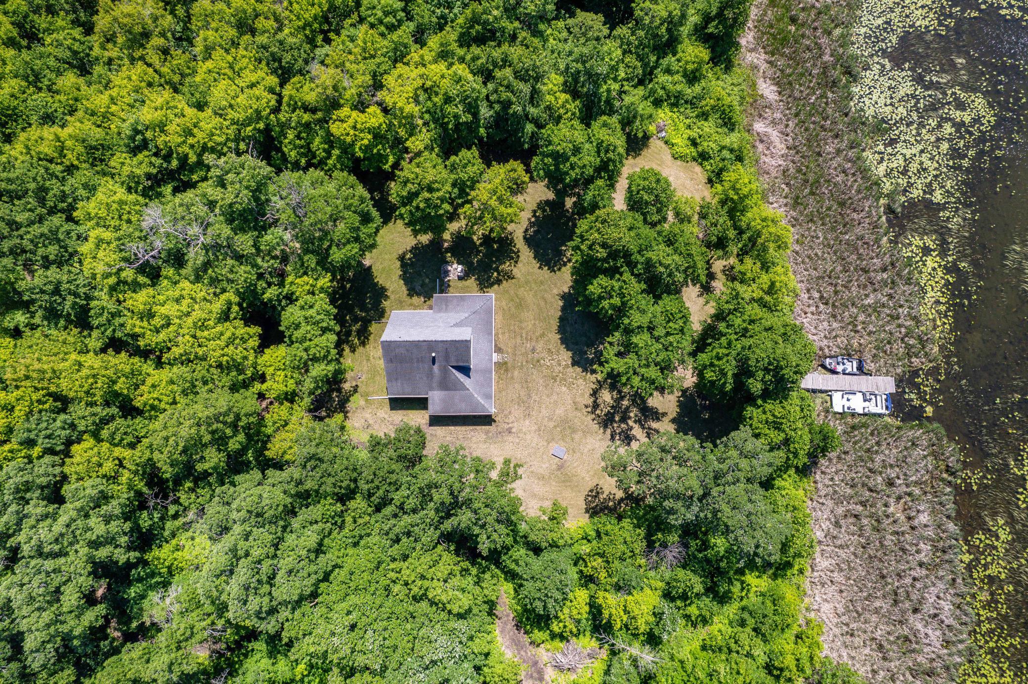 Aerial View of Year Round Home