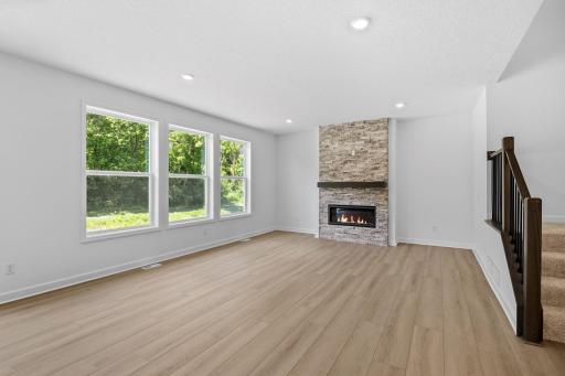 The Great Room is the natural gathering space within the home, ready for seamless entertaining and relaxation throughout the week.