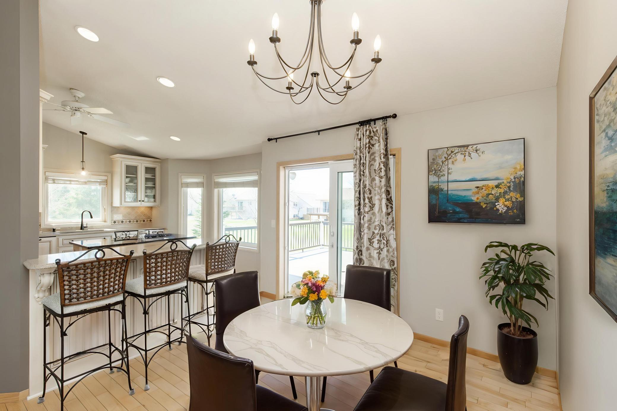 Virtually Staged Dining Room