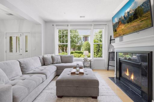 Bright and Inviting Living Space Filled with Afternoon Sunshine