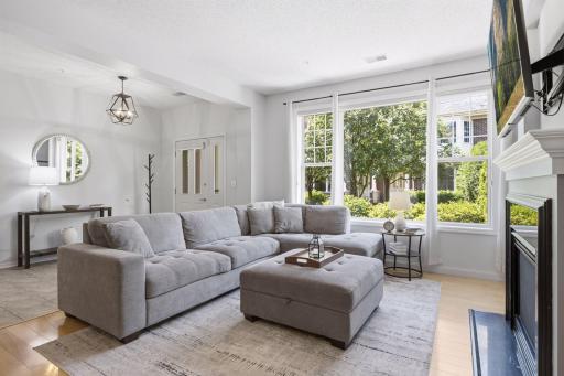 Light-Filled Living Room Welcomes You Home Every Day