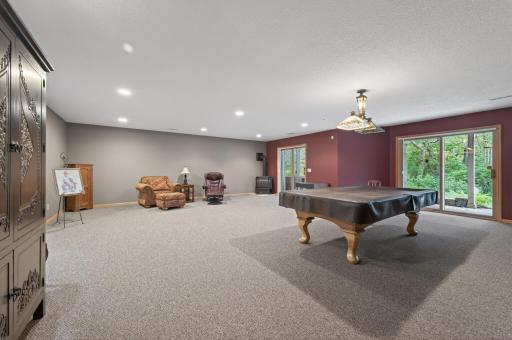 The finished walkout lower level expands your living space