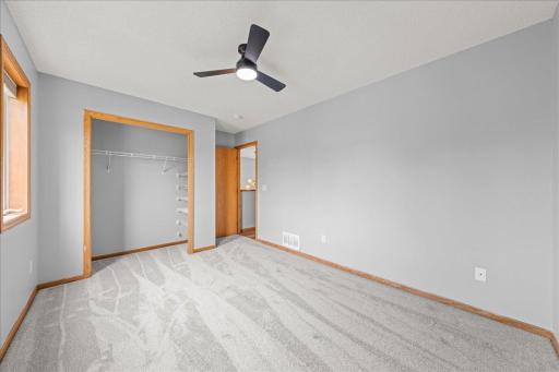 Additional view of upper level third bedroom