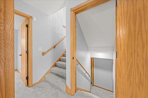 Stairway leading from 1st Lower Level to 2nd Lower Level i.e. Basement